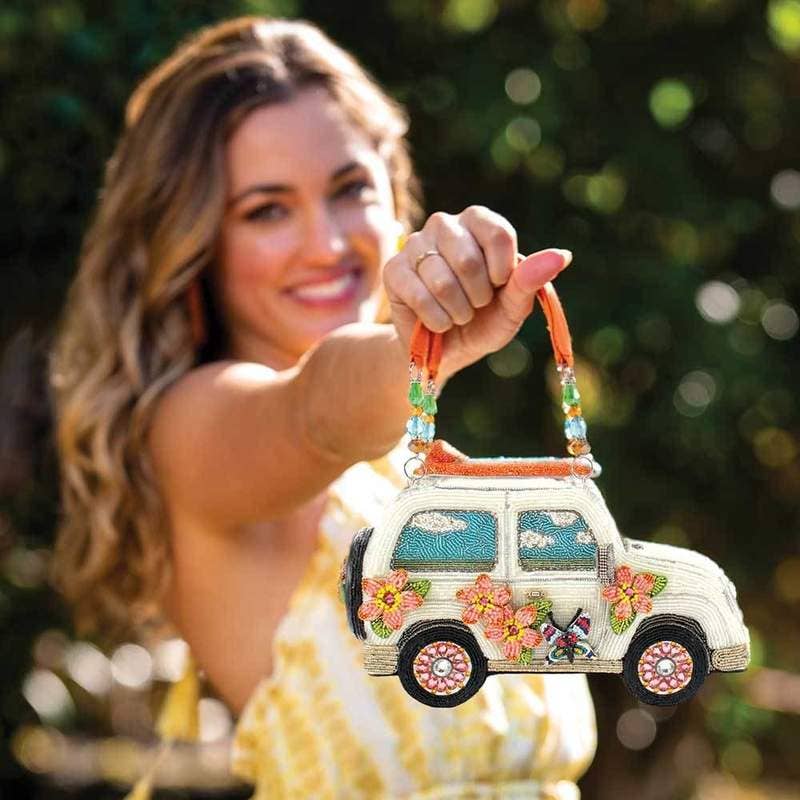 Day Trip Beaded Car Top Handle Handbag