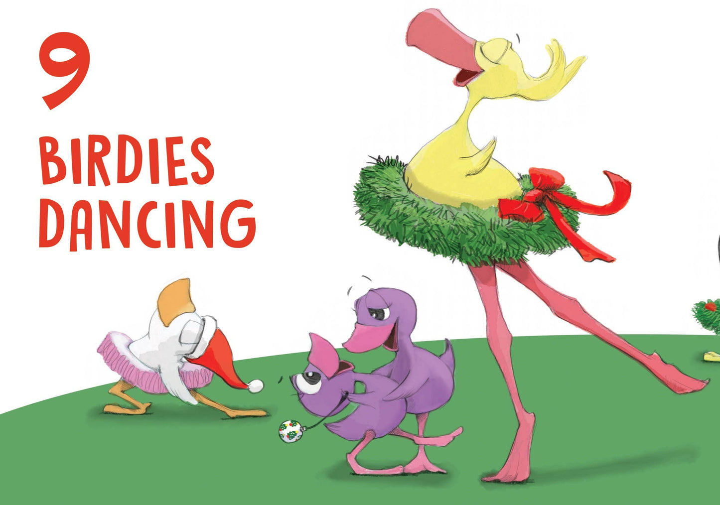 The Twelve Birdies of Christmas board book