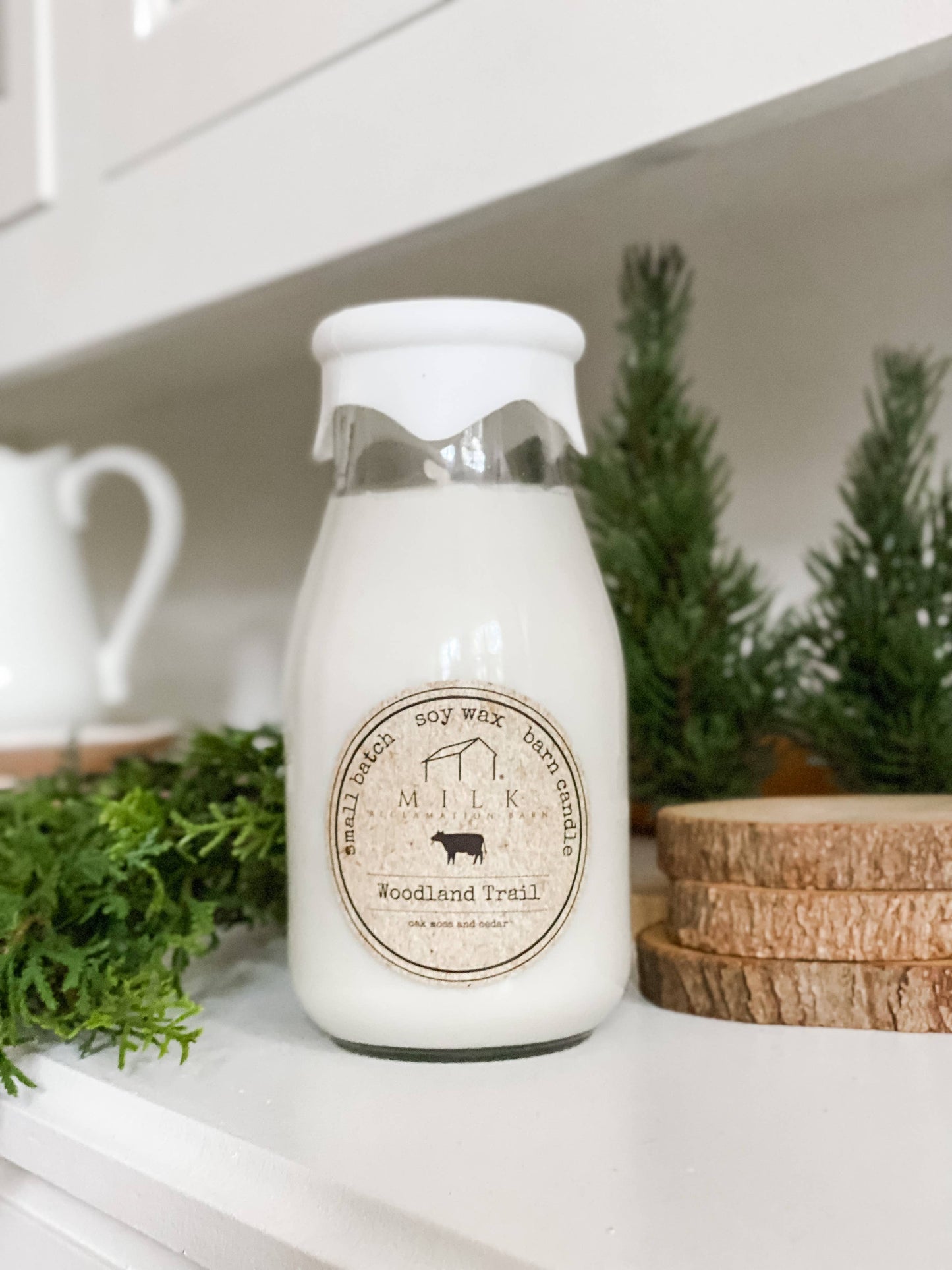 Milk Bottle Candle 13 oz: Cinnamon Bun