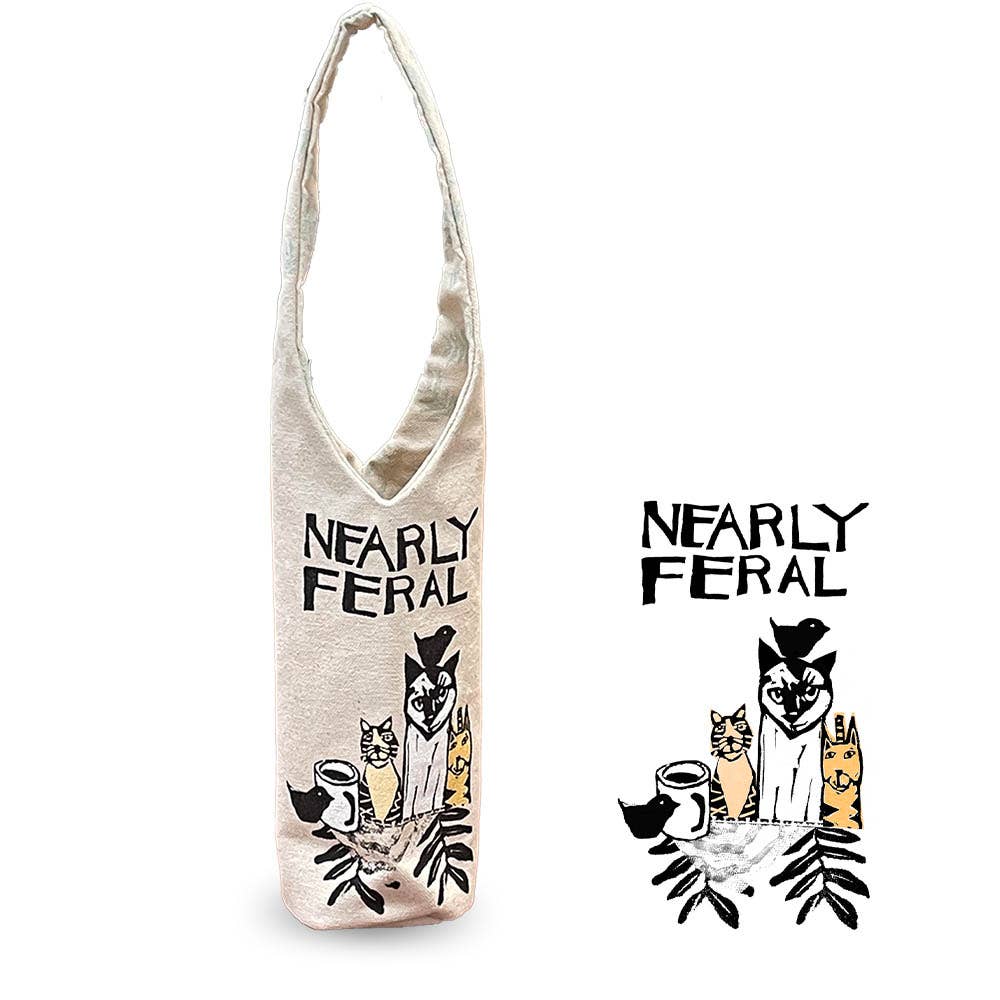 Nearly Feral Wine Tote