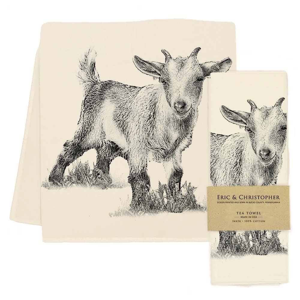 Baby Goat #3 Tea Towel