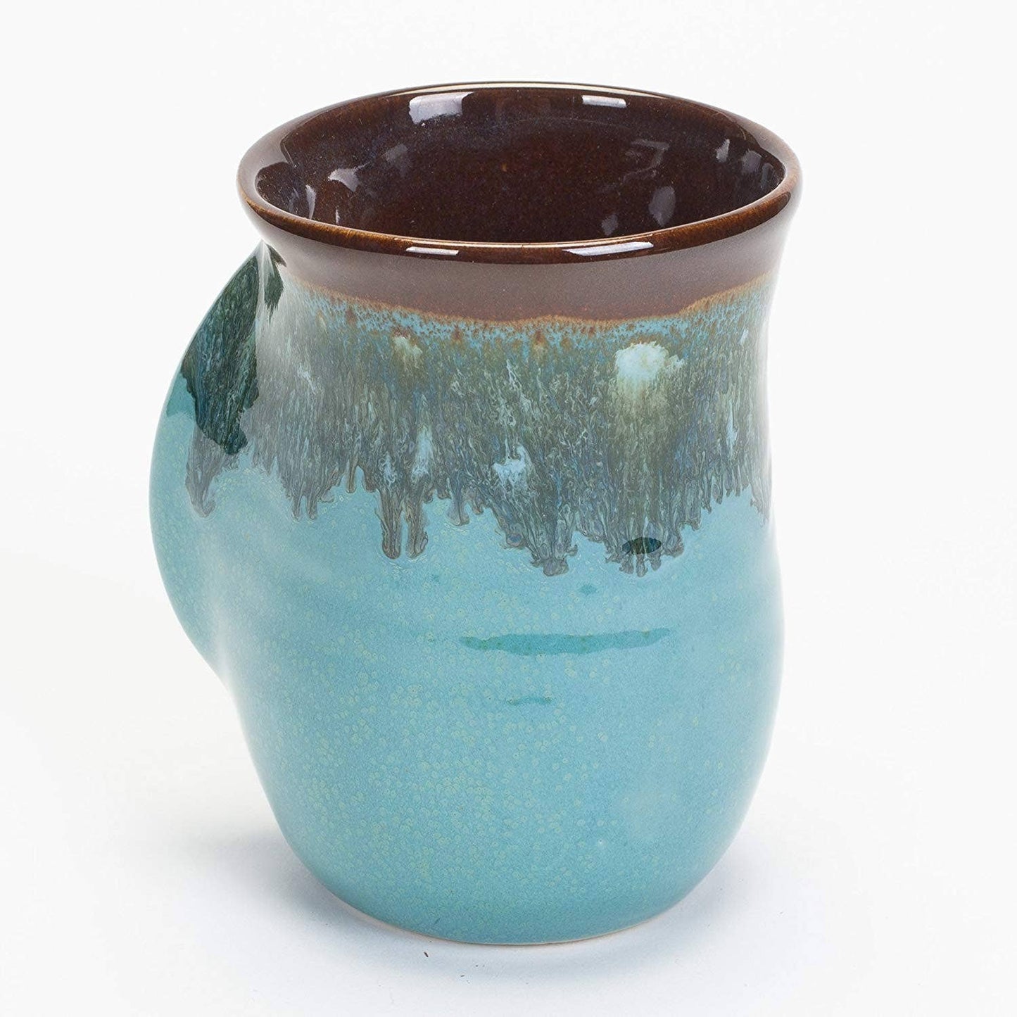 The Original Handwarmer Mug: Snowcap / Left Hand