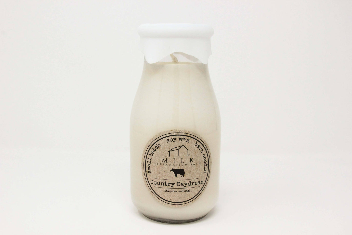 Milk Bottle Candle - Country Daydream (Lavender Sage)