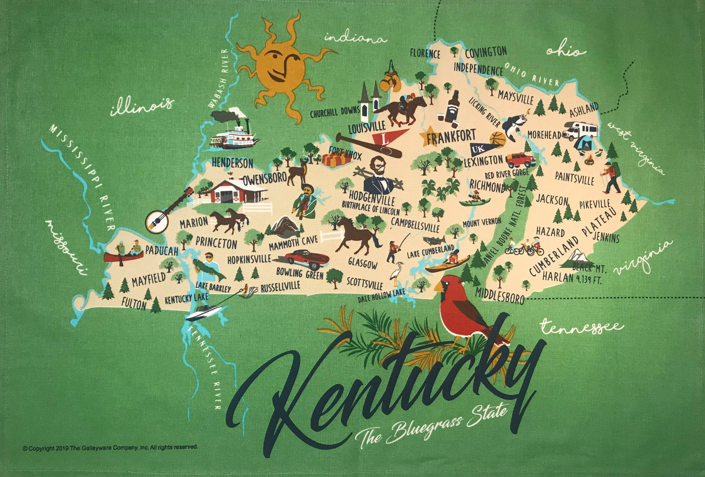 Kentucky Tea Towel