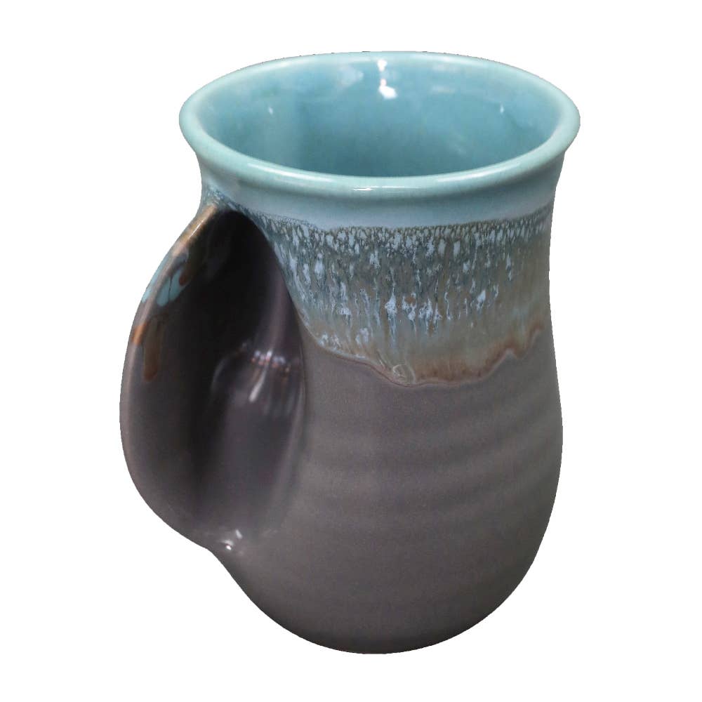 The Original Handwarmer Mug: Snowcap / Left Hand