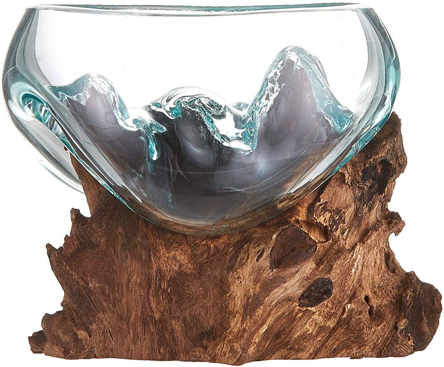 Wide Mouth Cohasset Molten Glass - Approx 15cm across