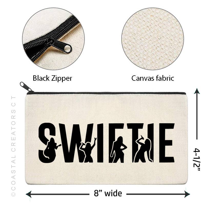 Taylor Inspired "Swiftie" Concert Zipper Pouch (Packaged)
