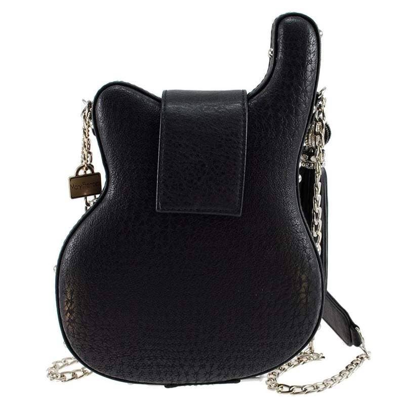 Greatest Hits Beaded Crossbody Guitar Handbag