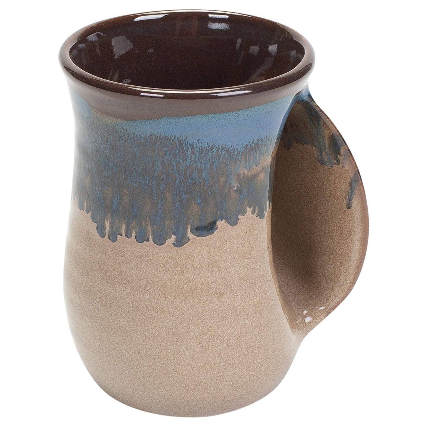 The Original Handwarmer Mug: Mocha / Right Hand