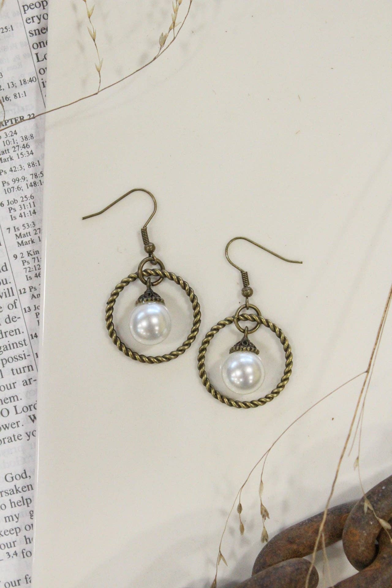 Finding Peace In The Storm Earrings