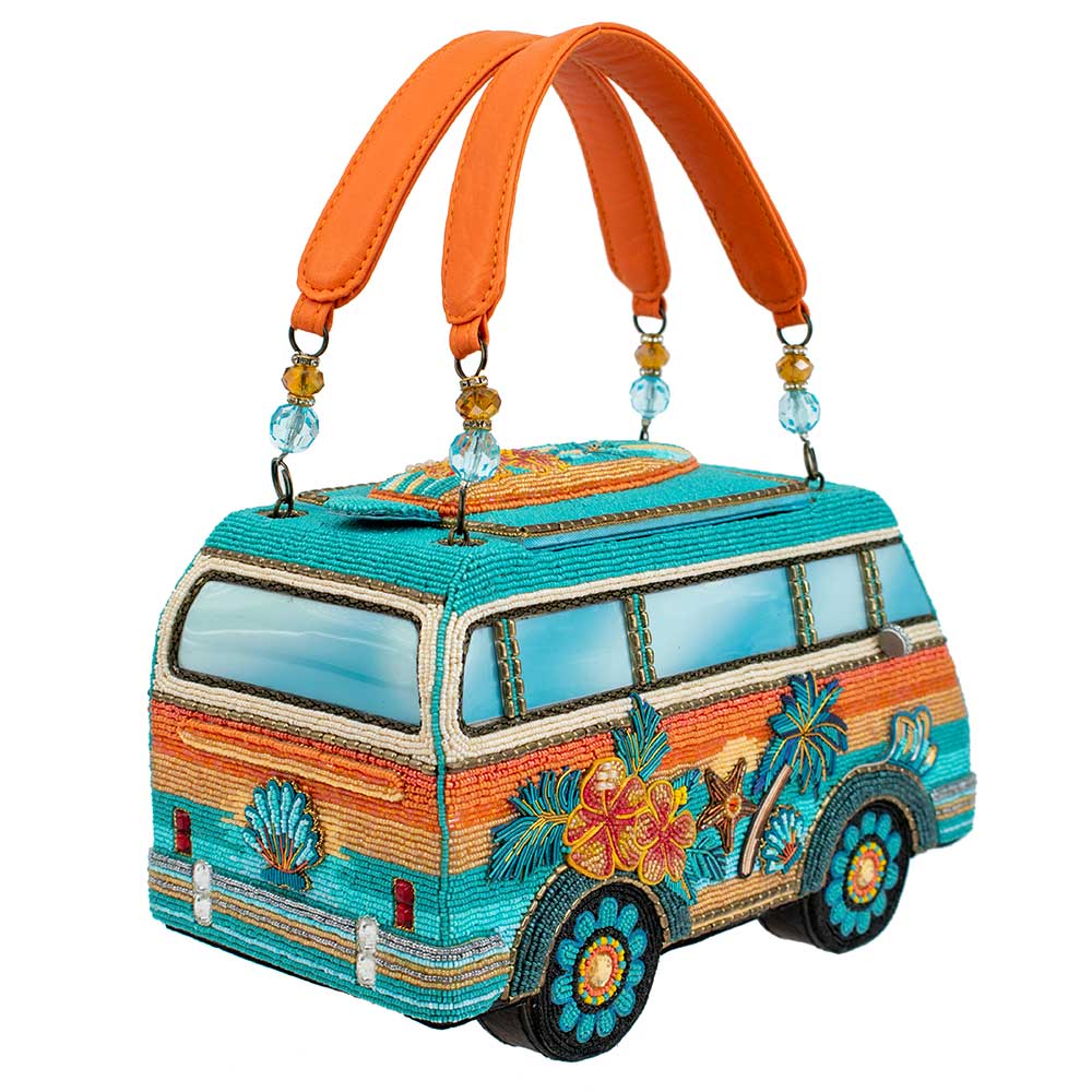 Catch a Wave Top Handle Surf Van Handbag