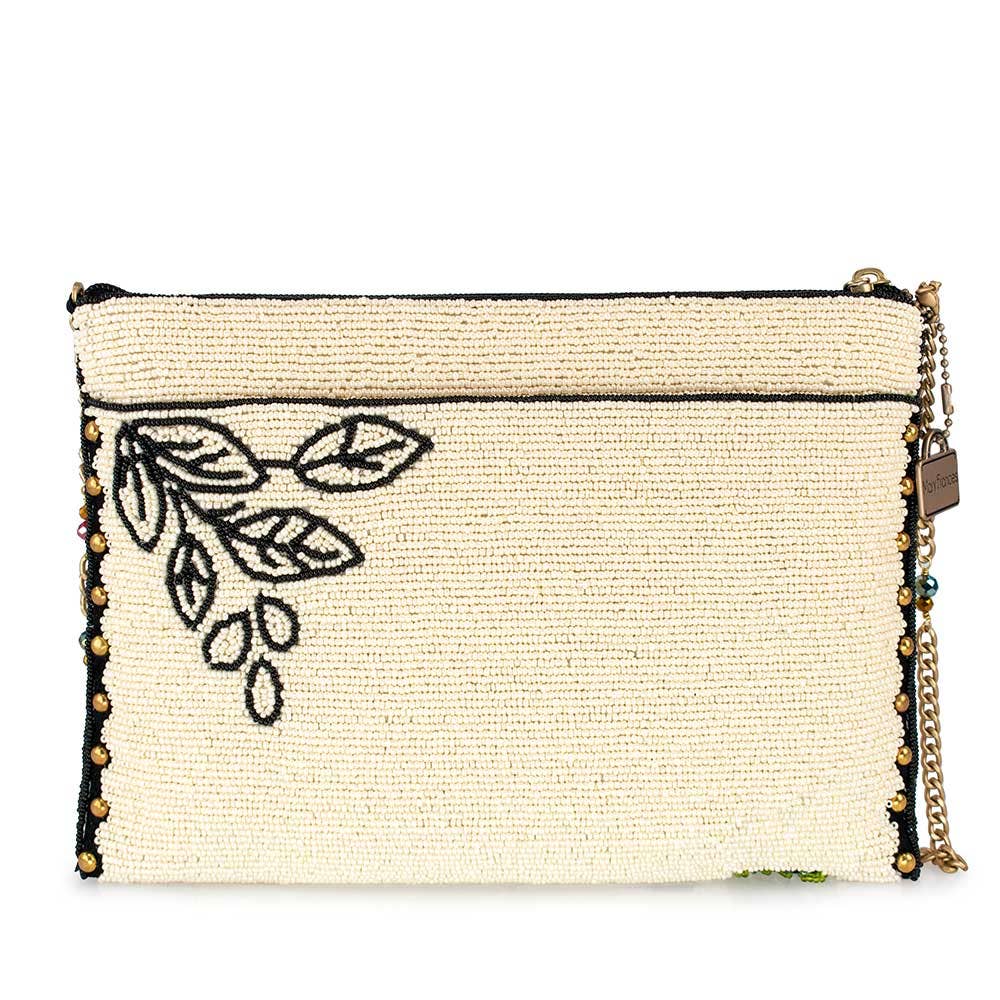 Wing It Beaded Hummingbird Crossbody Clutch Beaded Handbag