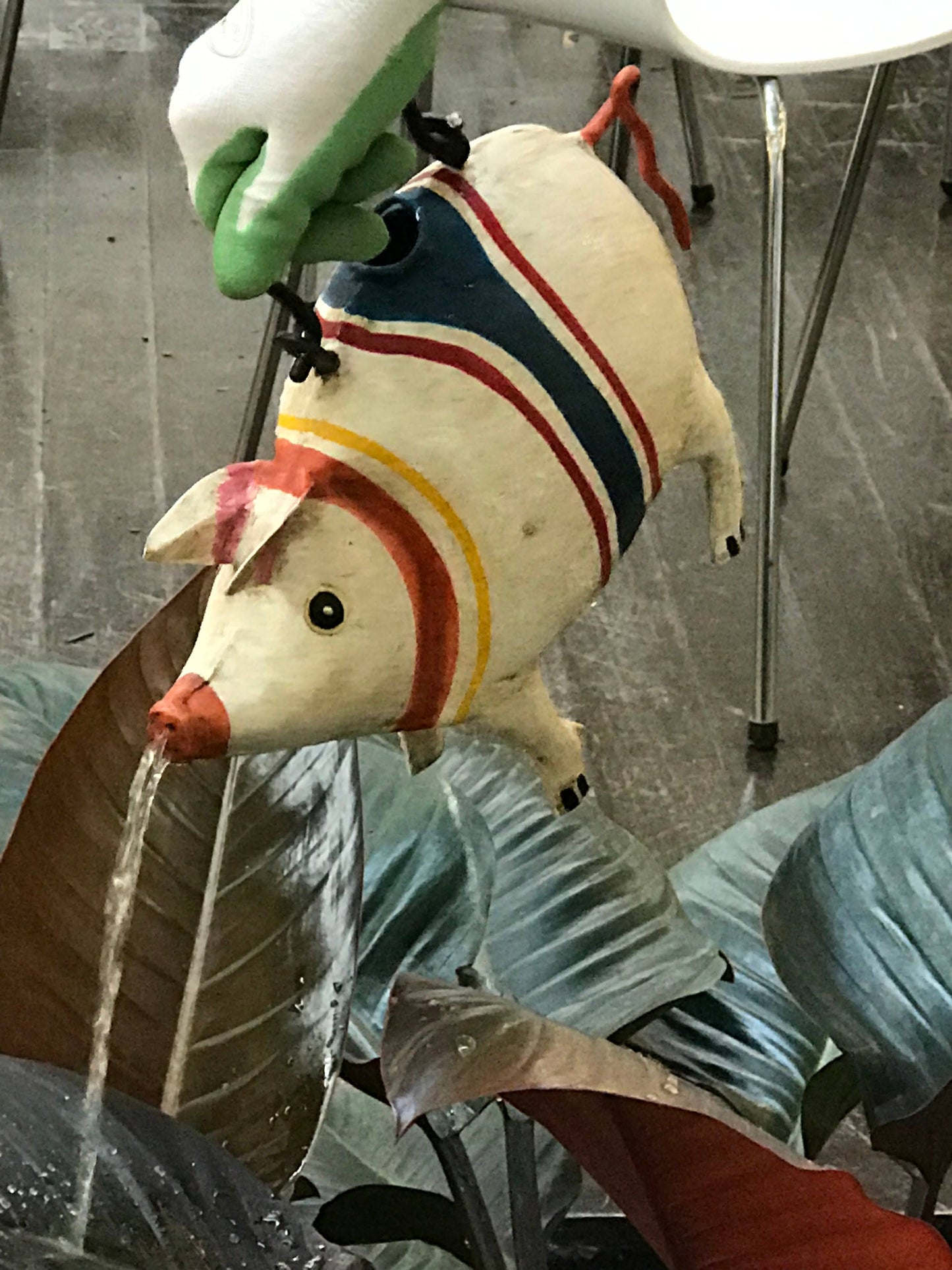 Poncho Pig Plant Pals Hand-Painted Watering Can
