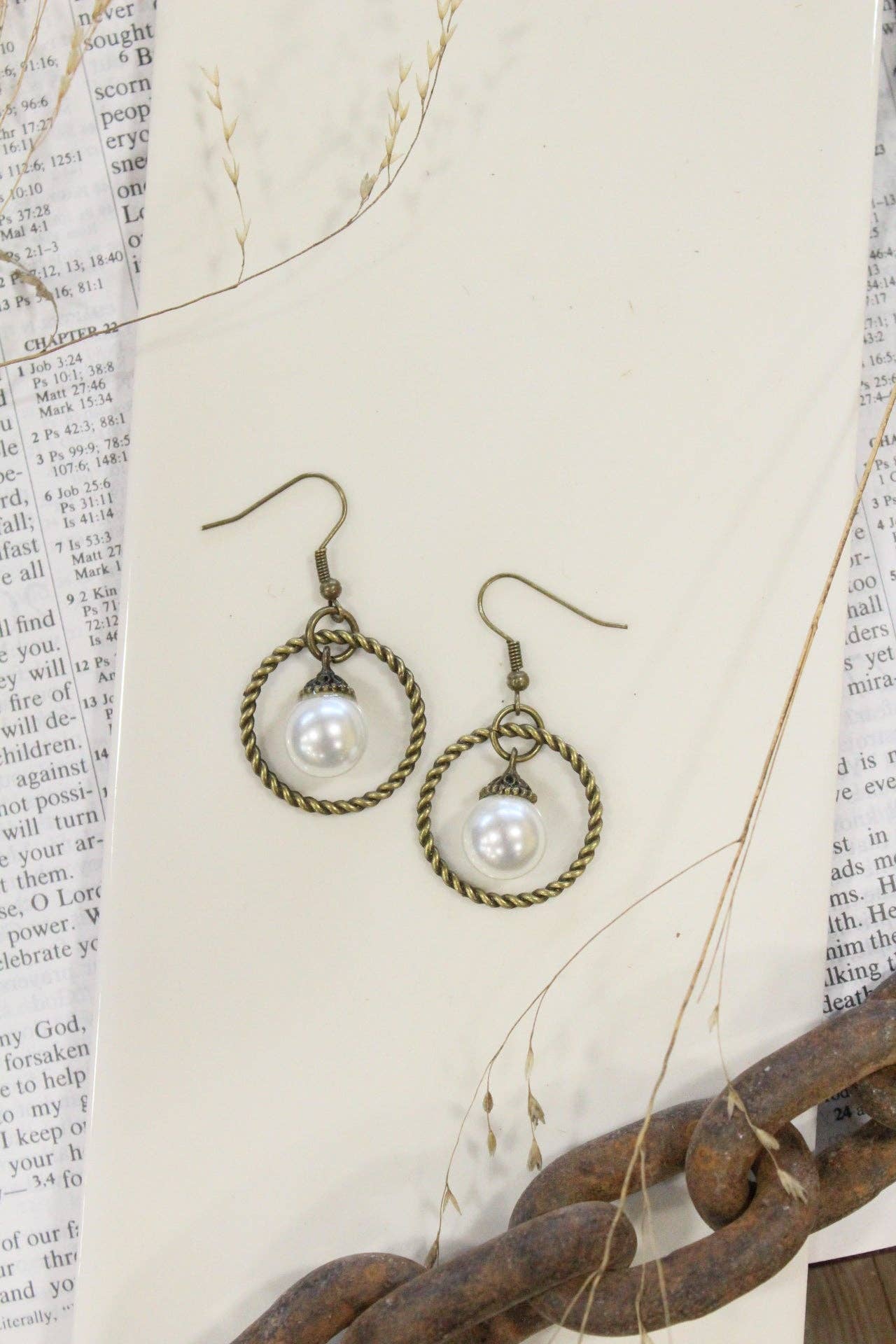 Finding Peace In The Storm Earrings