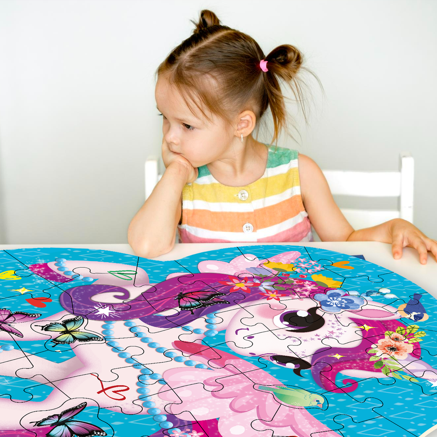 Unicorn Shaped Floor Puzzle for Kids