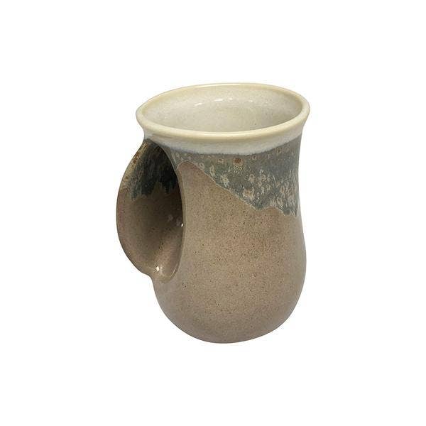 The Original Handwarmer Mug: Snowcap / Left Hand