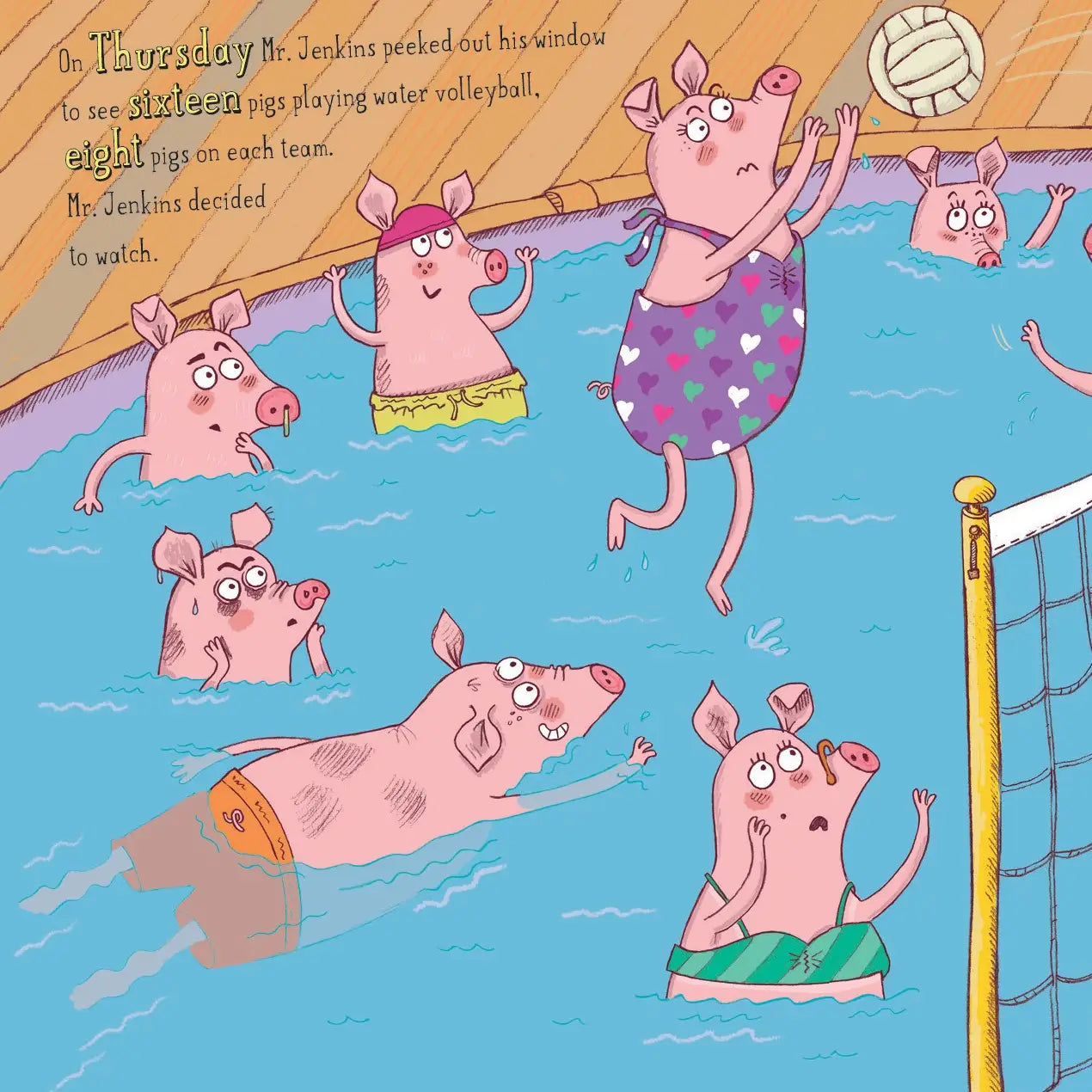 Too Many Pigs in the Pool, a picture book