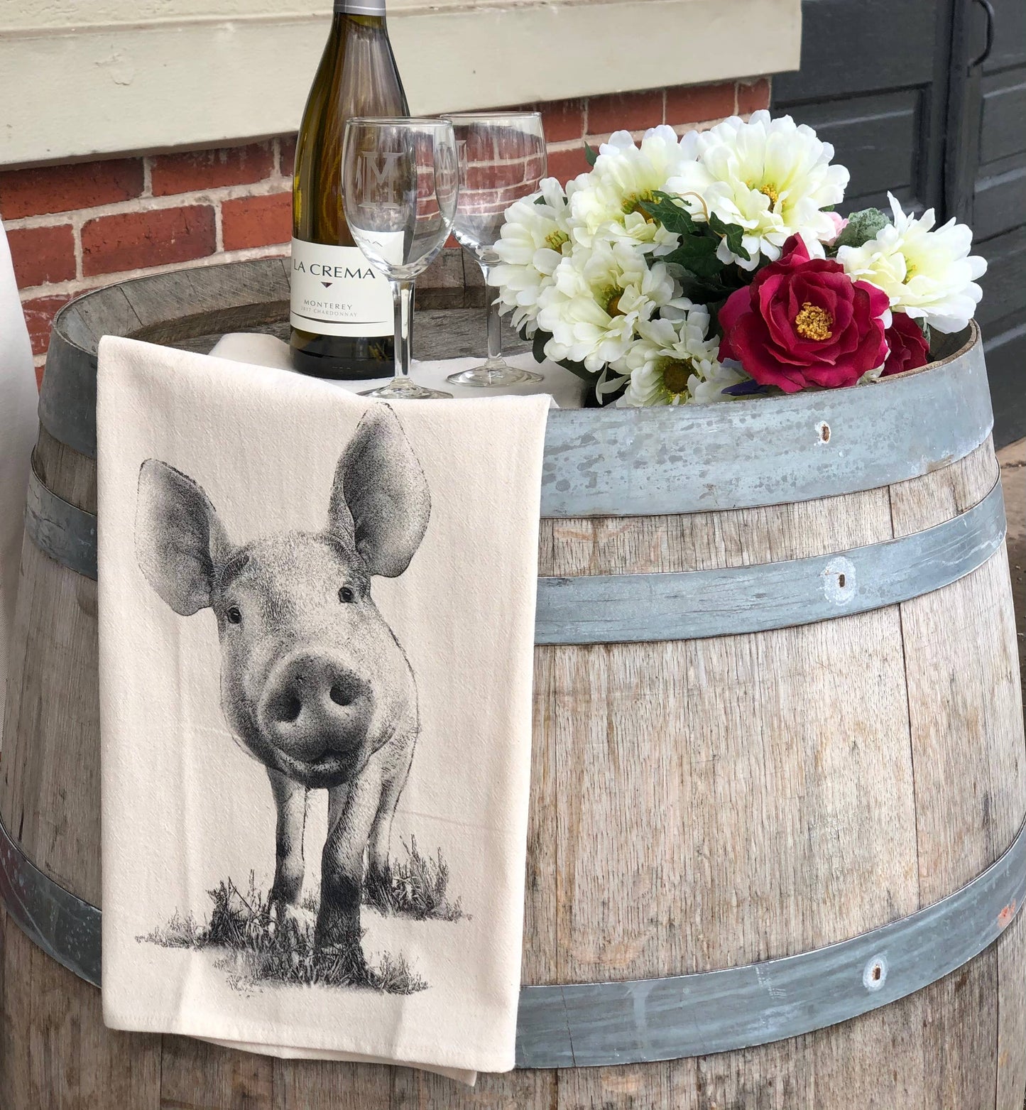 Piglet Tea Towel