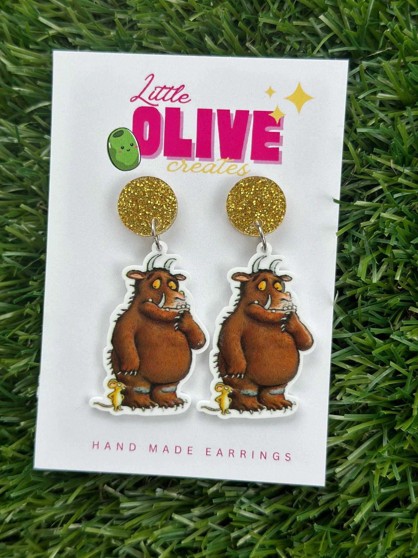 The Gruffalo Dangle Earrings