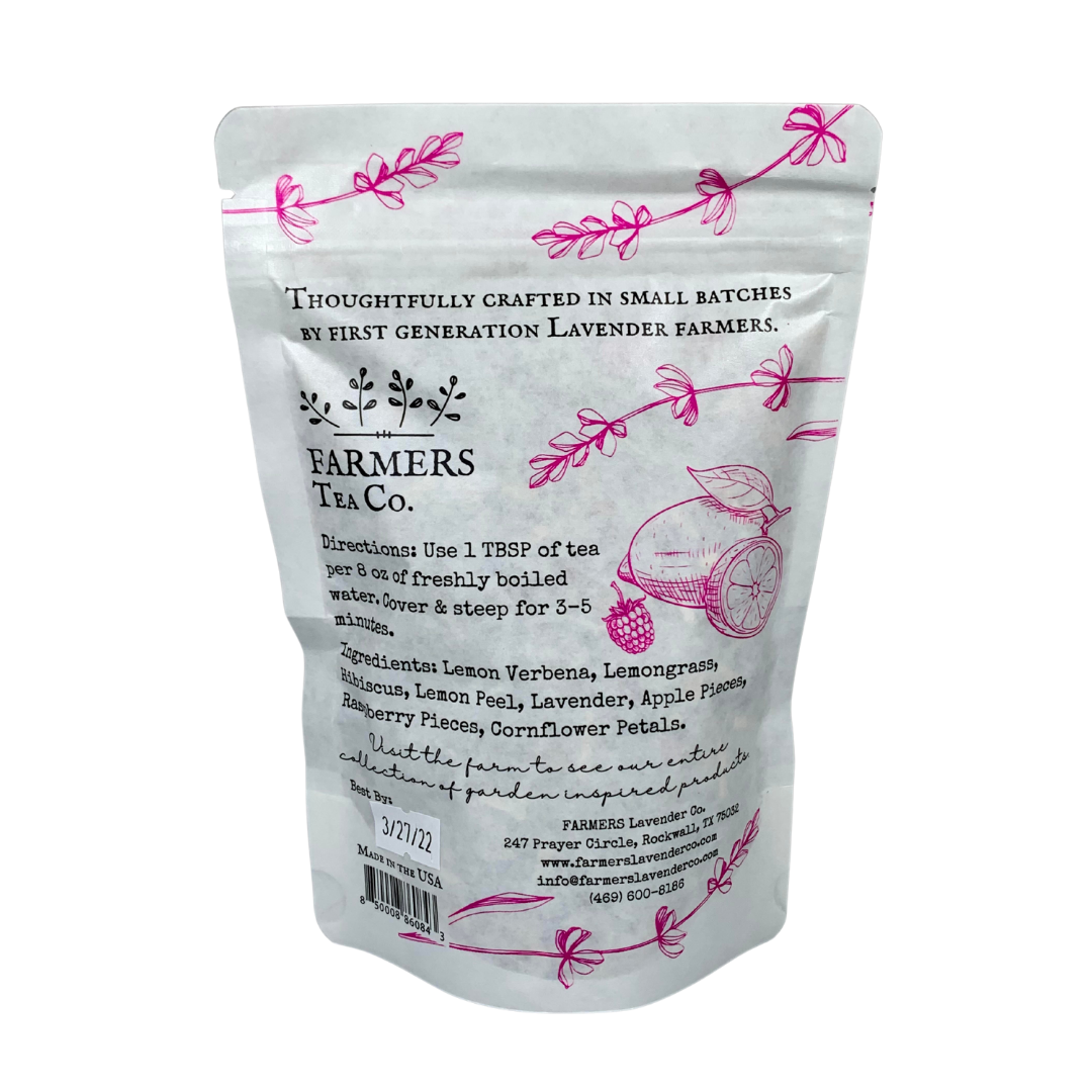 FARMERS Tea Co. | Lavender Relaxation Tea, Loose Leaf Tea Blend 3 oz