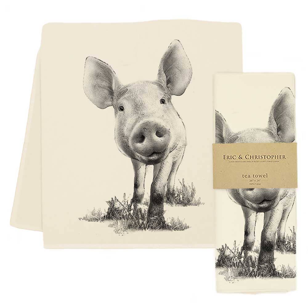 Piglet Tea Towel