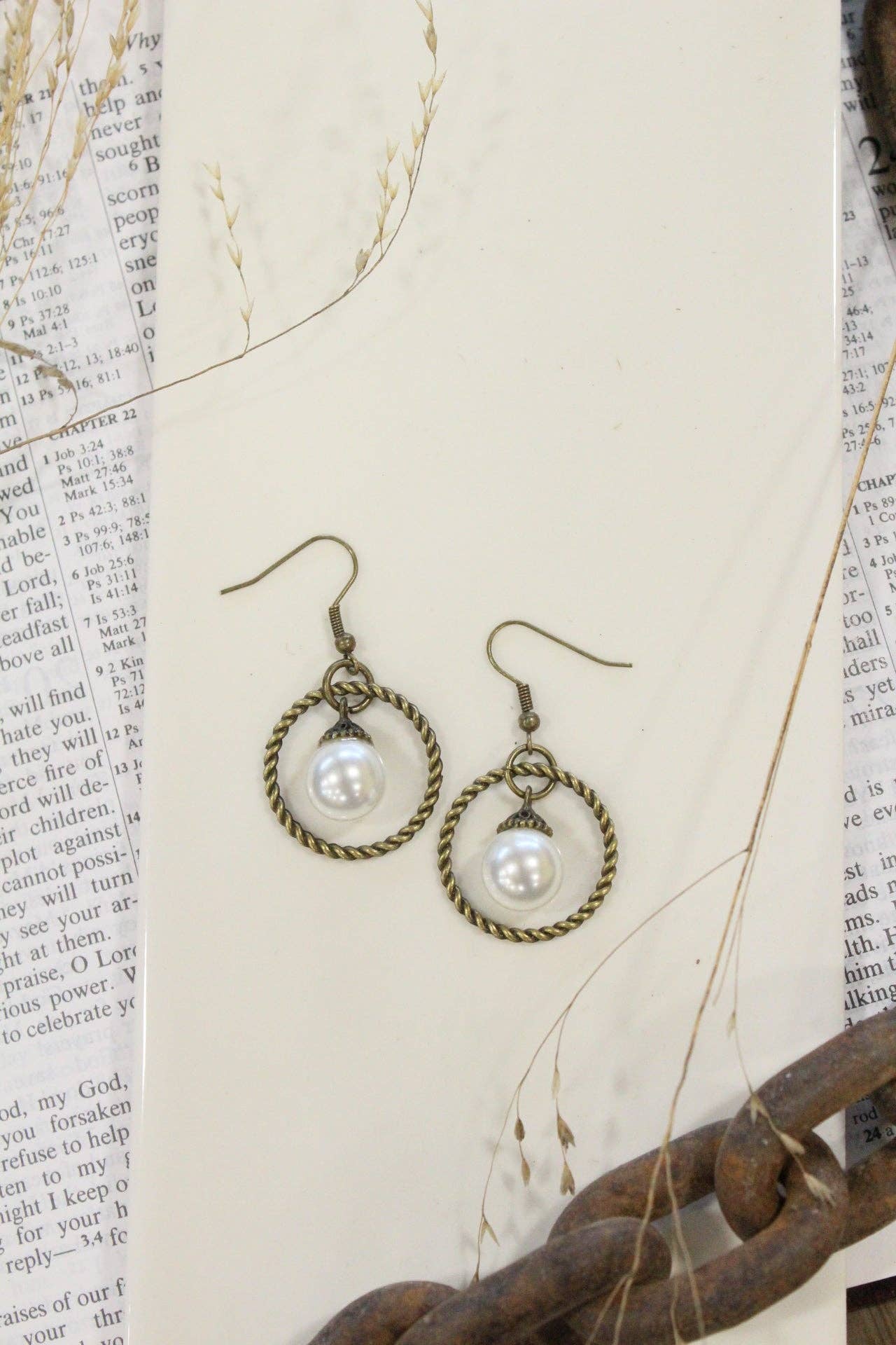 Finding Peace In The Storm Earrings