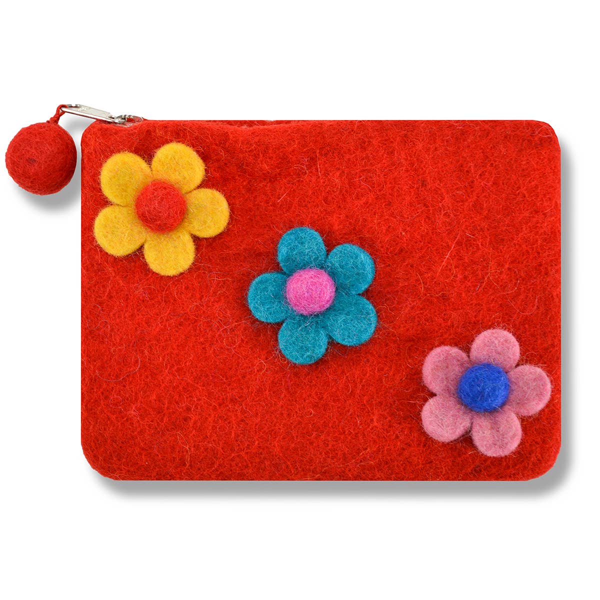 Yellow Three Flower Coin Purse