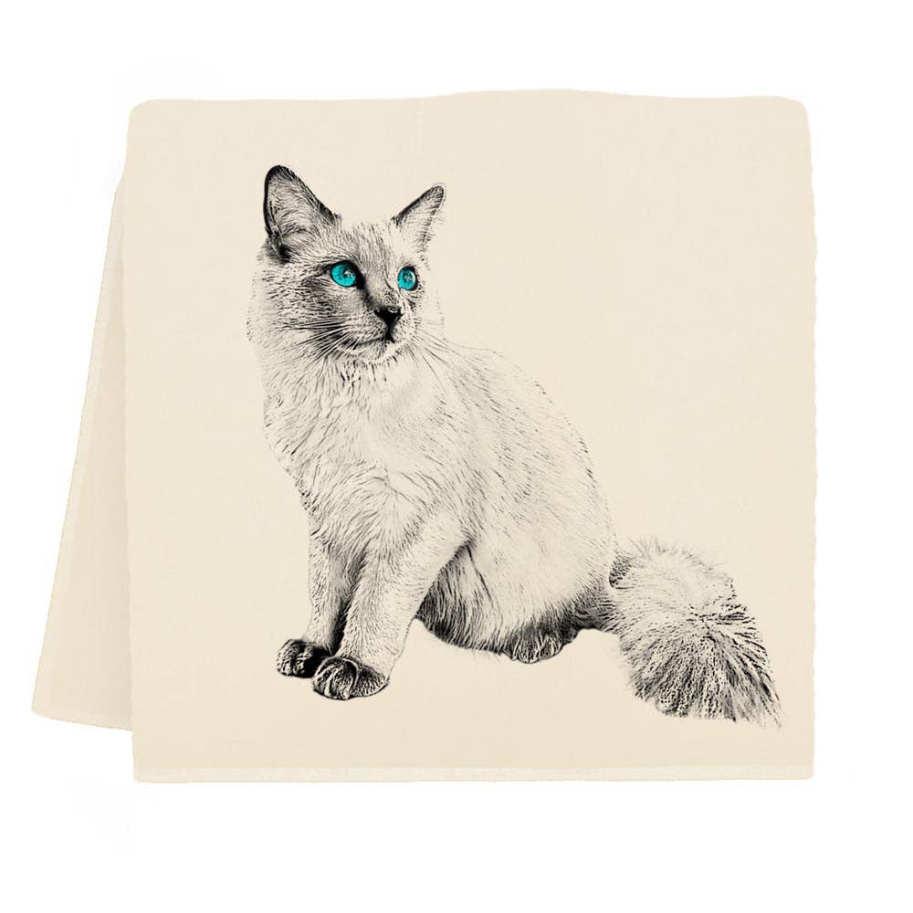 Cat Tea Towel - "Marco"