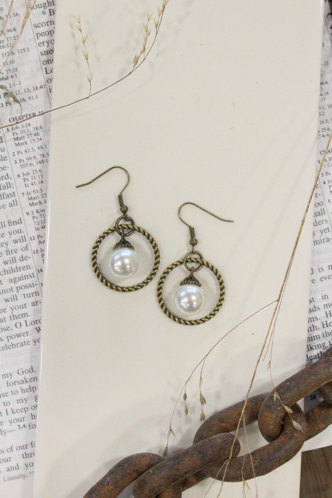 Finding Peace In The Storm Earrings