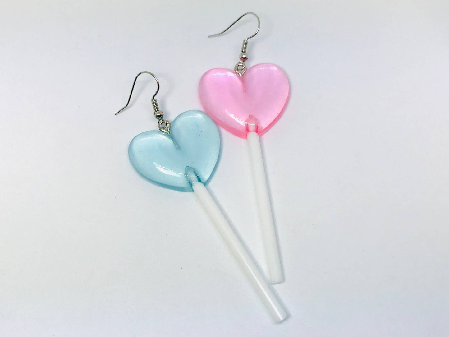 Blue Lollipop Earrings