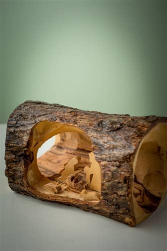 Small Log Nativity - 3"x5"