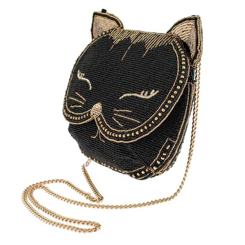 Whiskers Beaded Crossbody Handbag