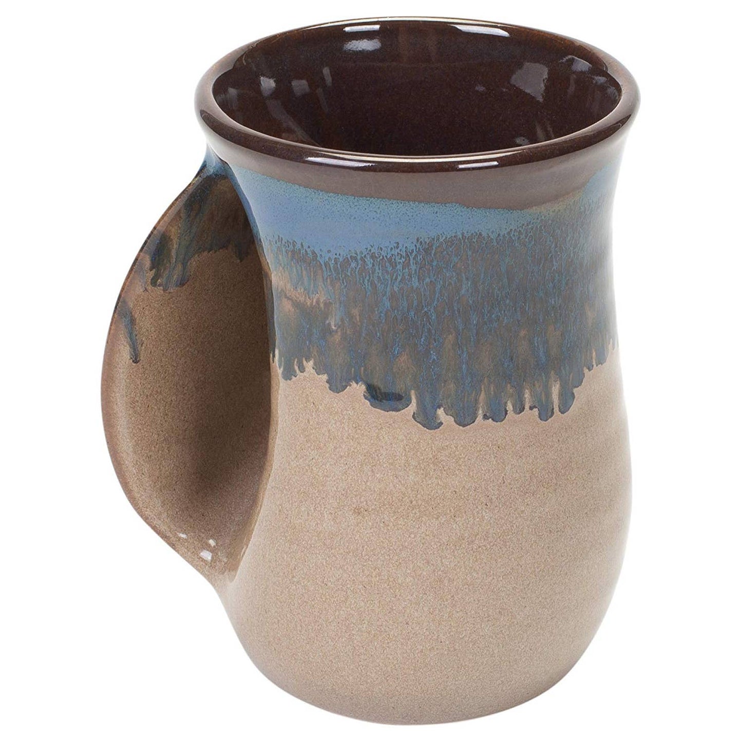 The Original Handwarmer Mug: Snowcap / Left Hand