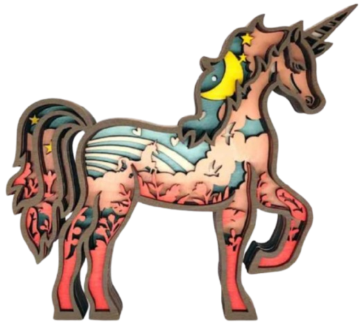 Brown Unicorn: Shelf Sitter