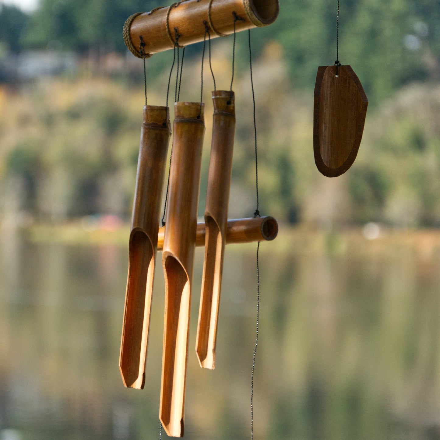 Happy Blue Bird Bobbing Head Wind Chime