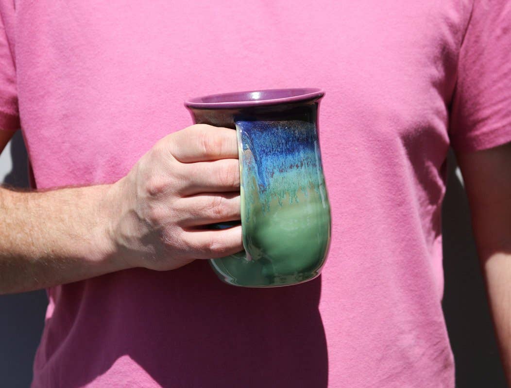 The Original Handwarmer Mug: Mocha / Right Hand