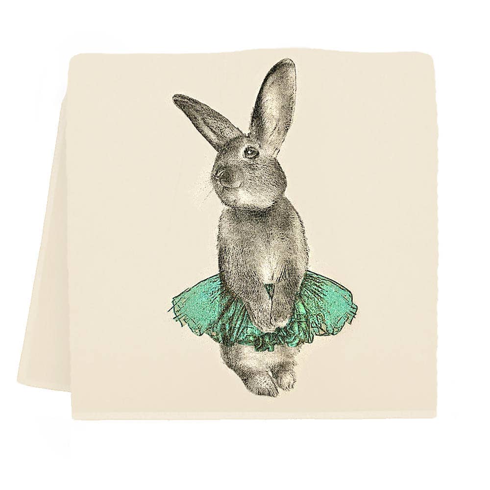 *NEW* Bunny Tutu Tea Towel - Blue