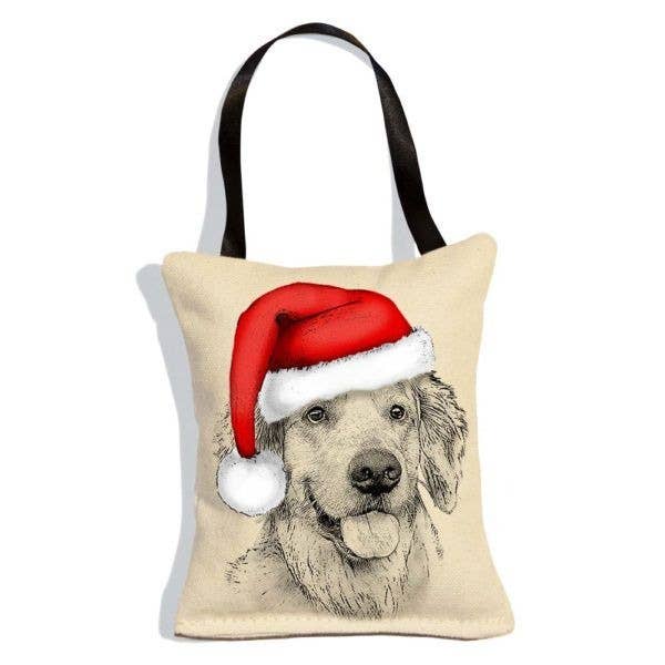 Santa Golden Ornament