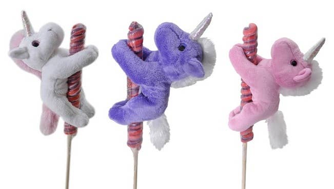 6" (15cm) Lollyplush Unicorn Asst
