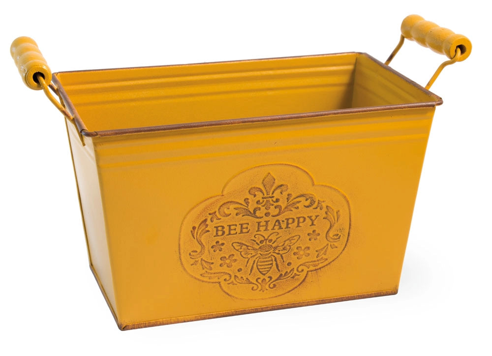 Bee Happy Rectangle Tin