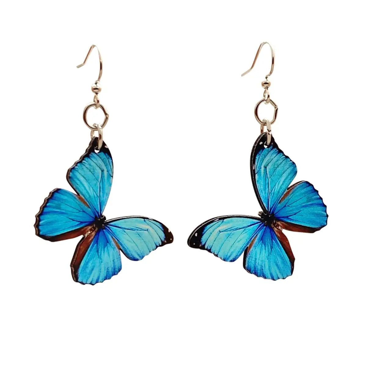 Blue Butterfly Earrings