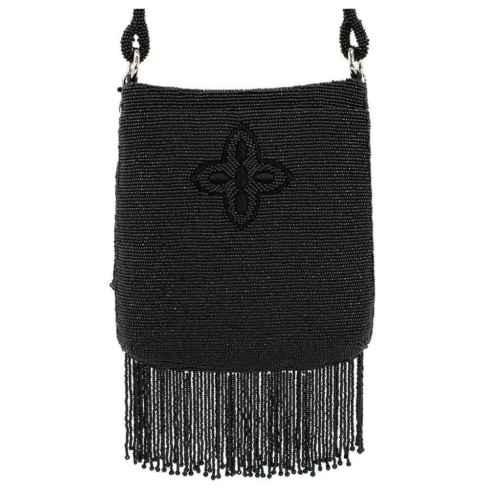 Fringe Benefit Black Crossbody