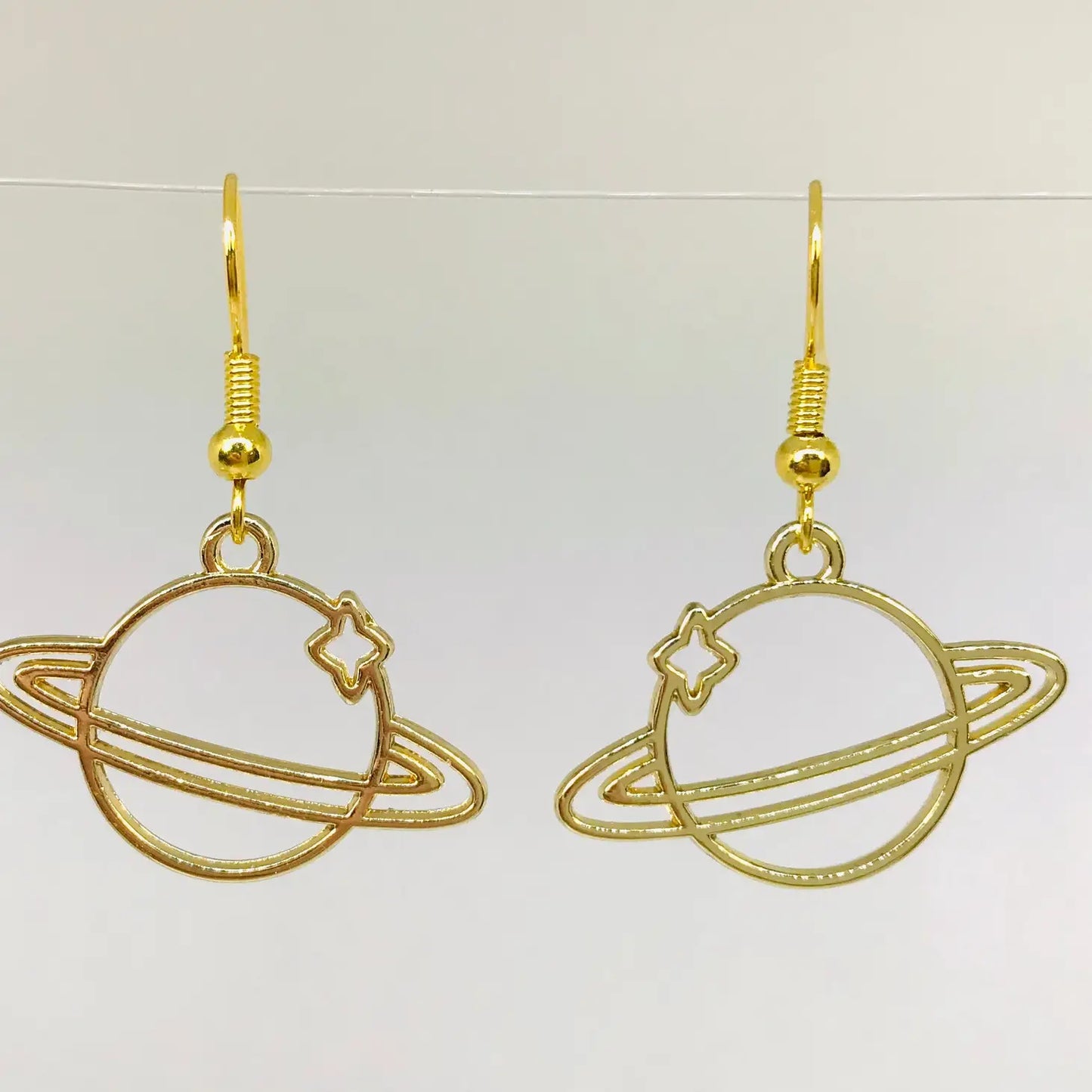 Planet Gold Earrings