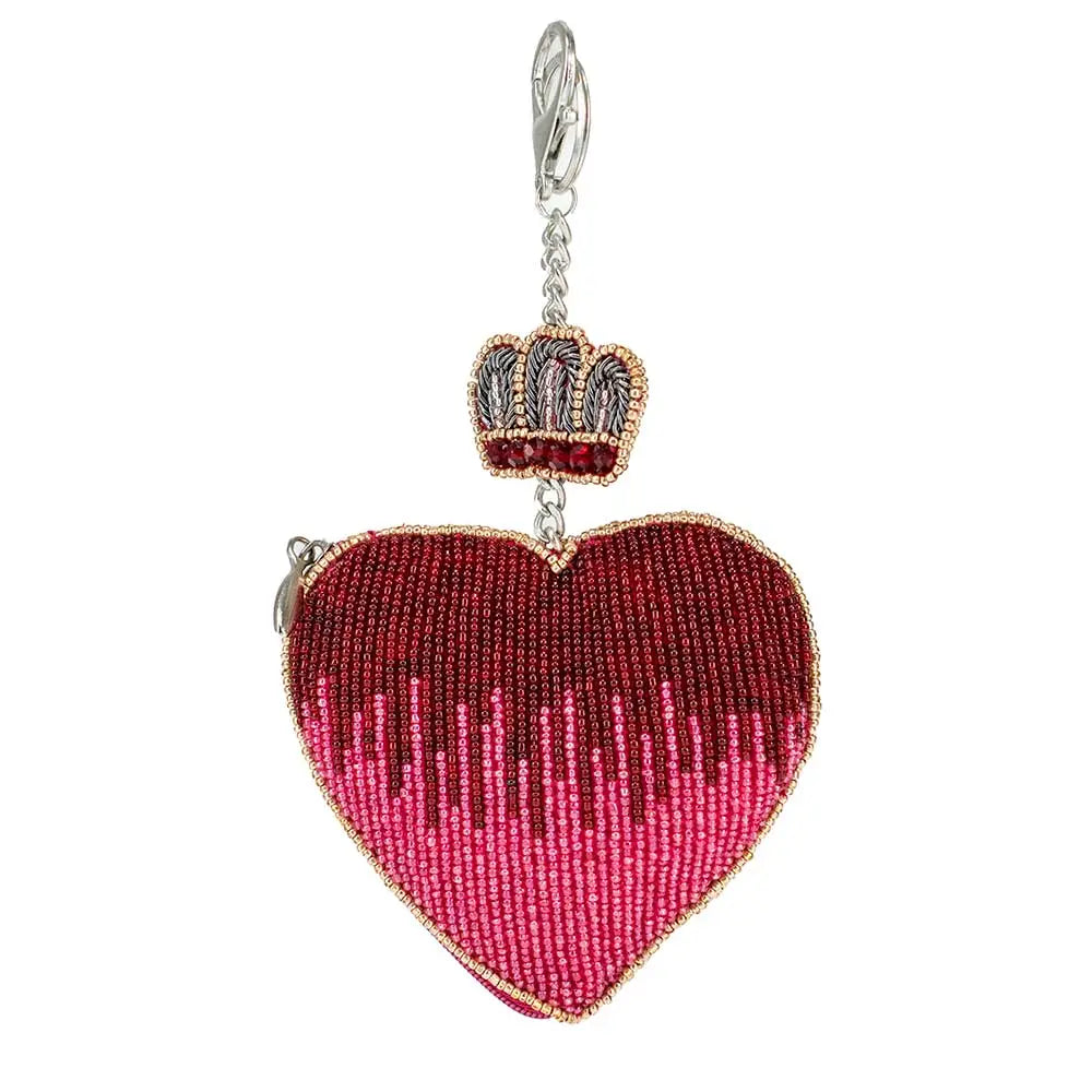 Have a Heart Beaded Coin Purse/Key Fob