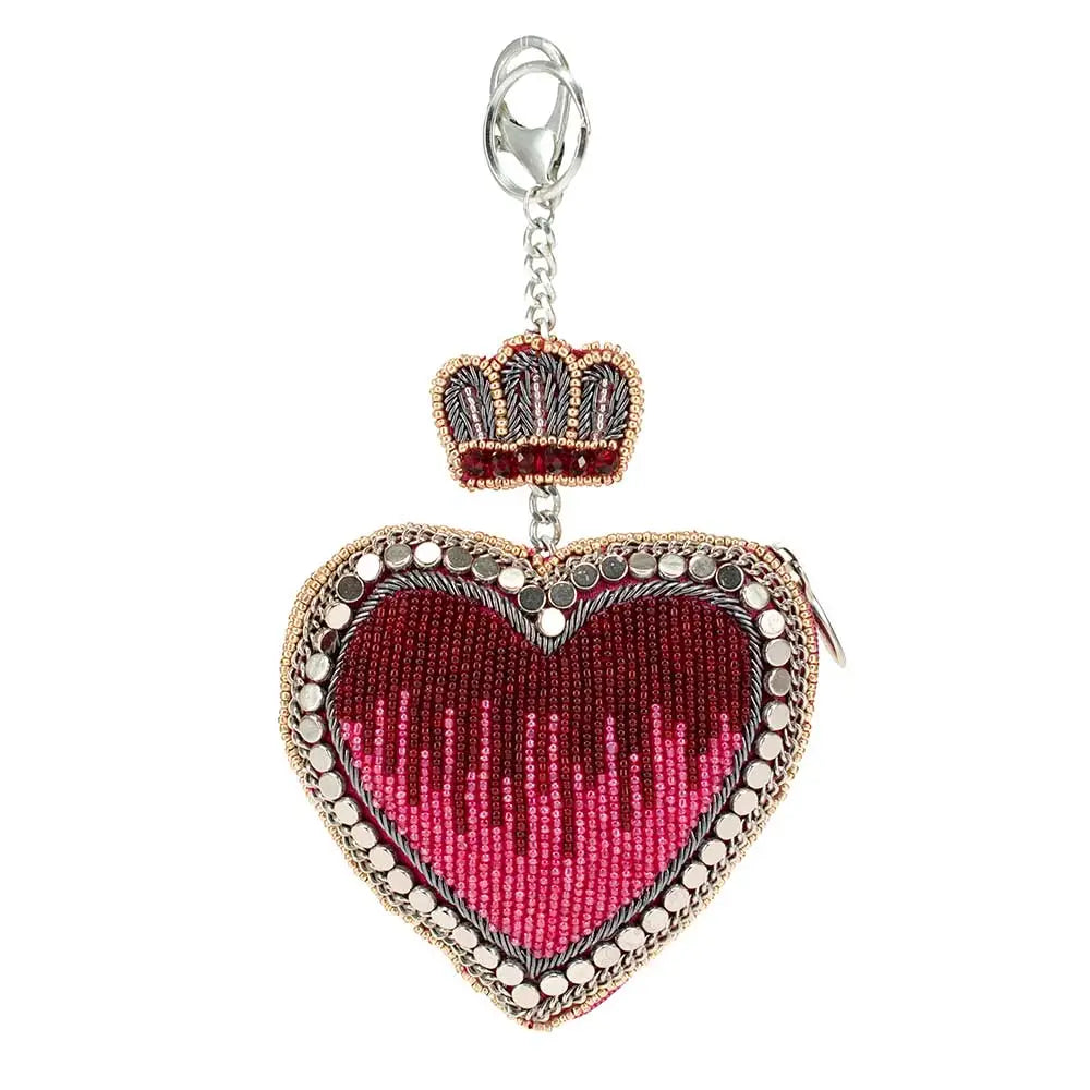 Have a Heart Beaded Coin Purse/Key Fob
