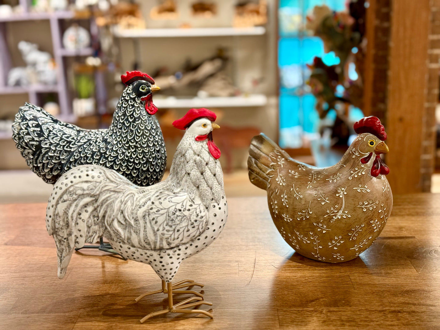 Assorted Chicken Statue