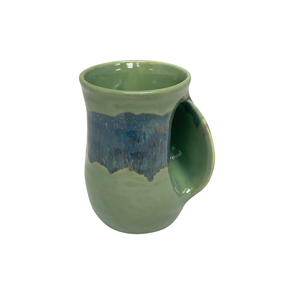 The Original Handwarmer Mug: Misty Green / Right Hand