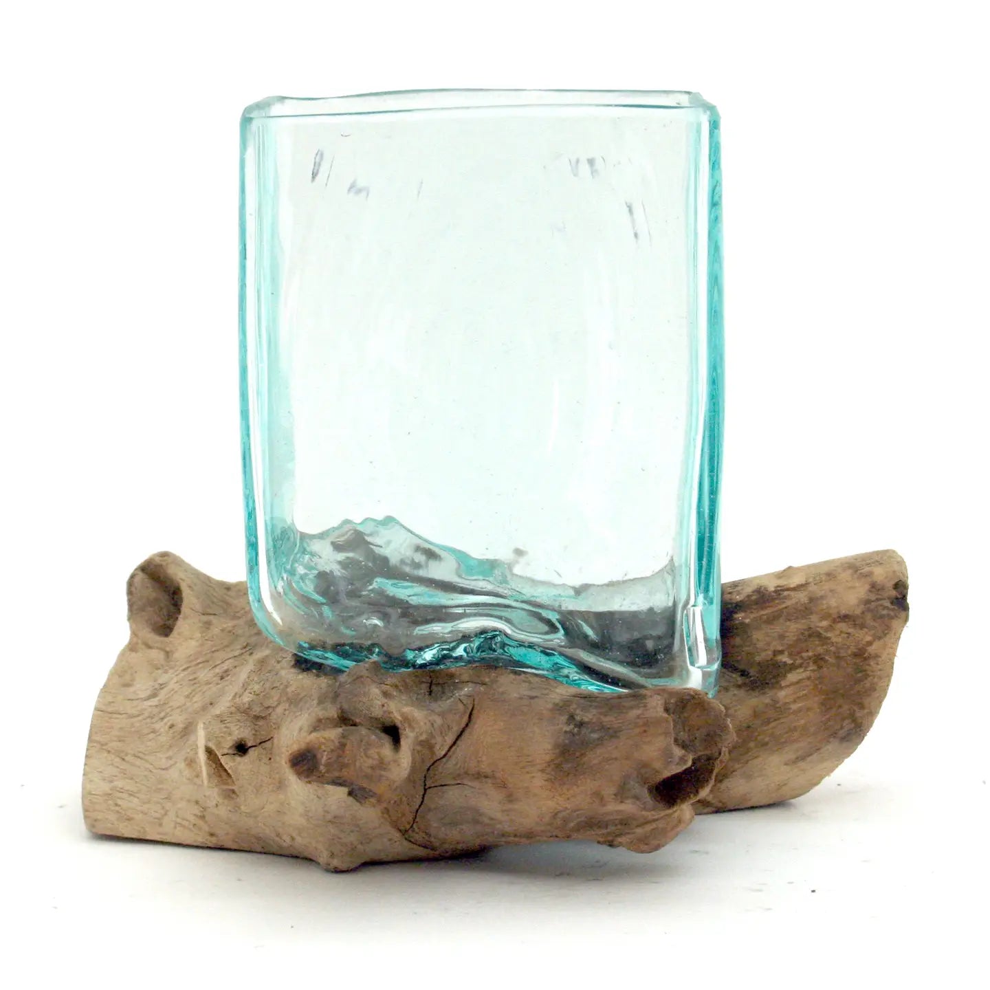 Medium Square Glass on Driftwood
