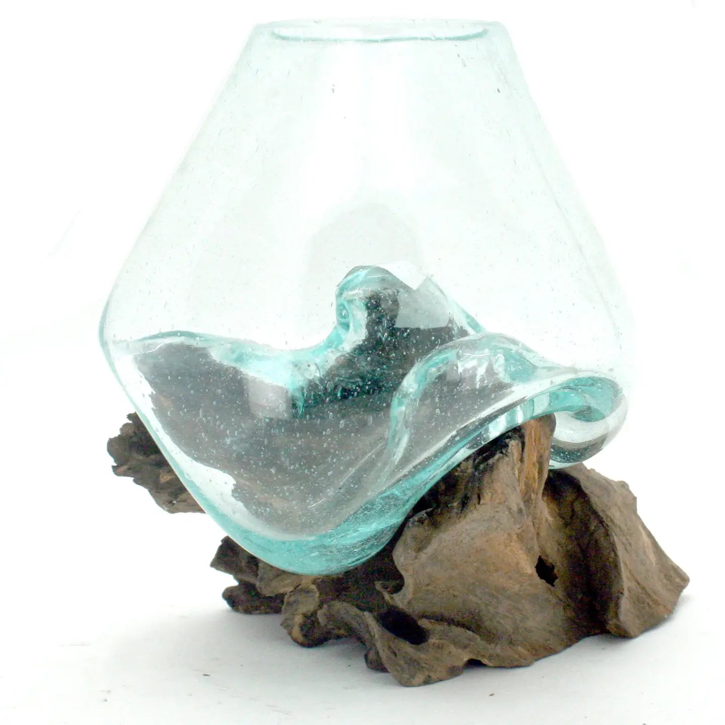Mini Blown Glass on Driftwood