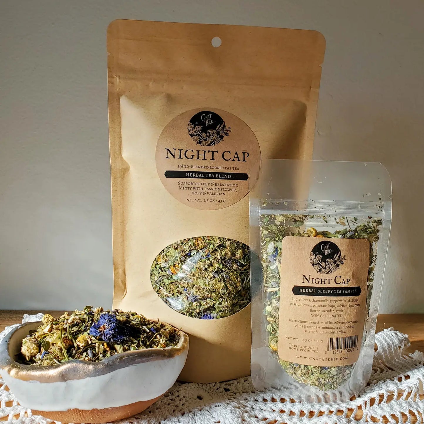 Night Cap | Sleep Herbal Loose Leaf Tea 2 oz
